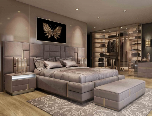 3d Yatak Odası Görselleştirme | 3d Luxury Bedroom